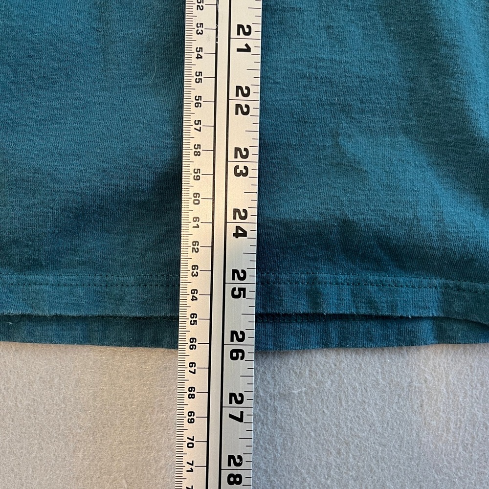 Vintage Jerzees Las Vegas Cactus Southwestern‎ Embroidered T Shirt Large Teal - Picture 5 of 7